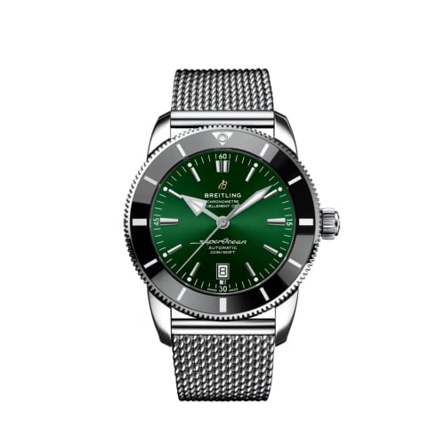 Breitling Superocean Heritage II 46 Stainless Steel / Green / Bracelet