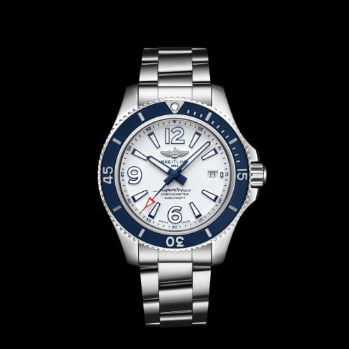 Breitling Superocean 42 Stainless Steel / White / Bracelet