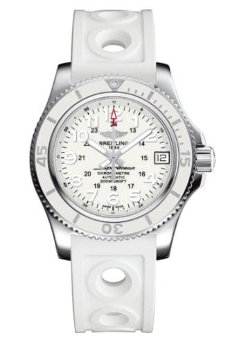 Breitling Superocean II 36 White / Rubber