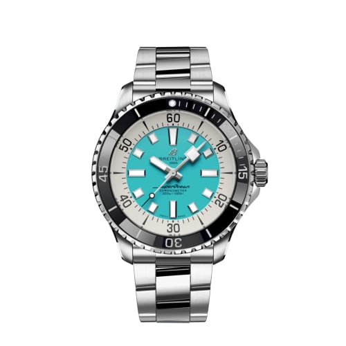 Breitling SuperOcean Automatic 44 Stainless Steel / Turquoise / Bracelet