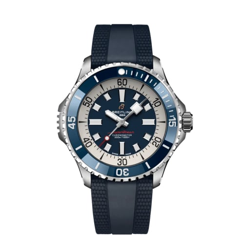 Breitling SuperOcean Automatic 46 Stainless Steel / Blue / Rubber