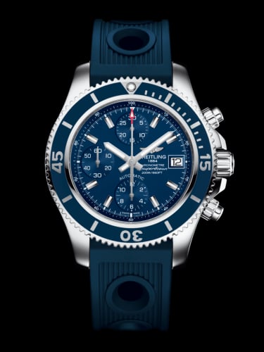 Breitling Superocean Chronograph 42 Stainless Steel / Blue / Rubber / Folding