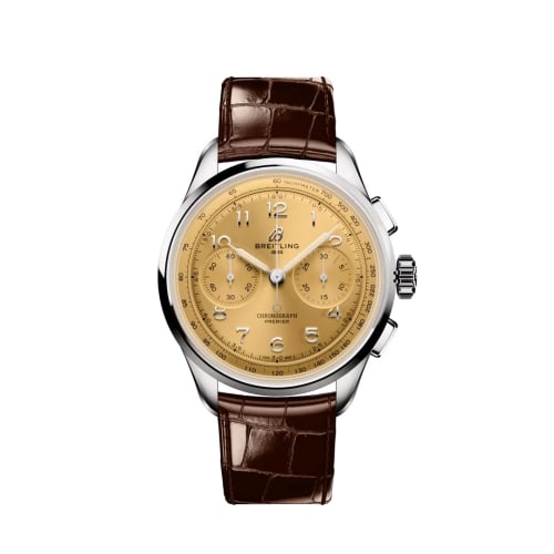 Breitling Premier Heritage B09 Chronograph 40 Stainless Steel / Champagne
