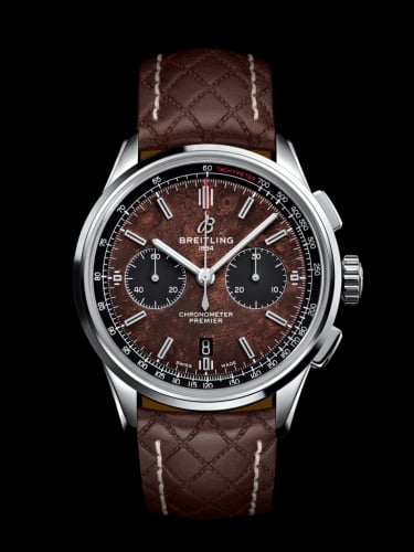 Breitling Premier B01 Chronograph 42 Bentley Centenary Stainless Steel / Wood / Calf / Pin