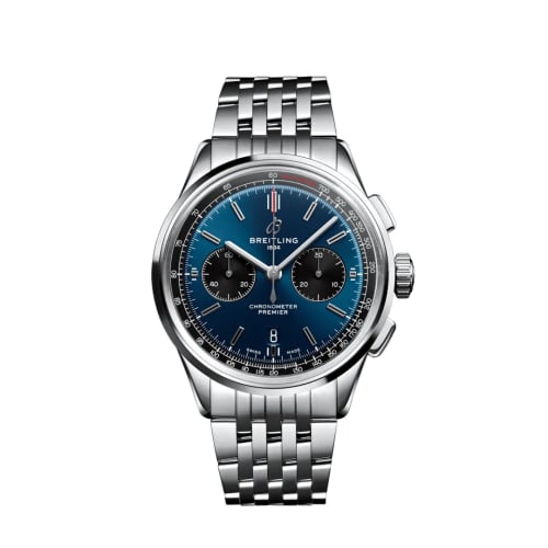 Breitling Premier B01 Chronograph 42 Stainless Steel / Blue / Bracelet