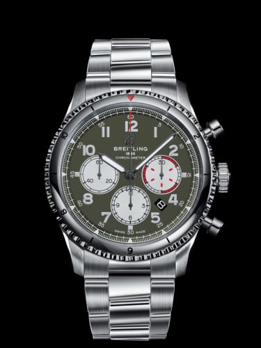 Breitling Aviator 8 B01 Chronograph 43 Stainless Steel / Curtiss Warhawk / Bracelet