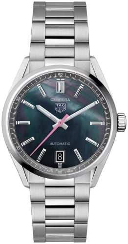 TAG Heuer Carrera Date 36 Stainless Steel / Black MOP / Japan
