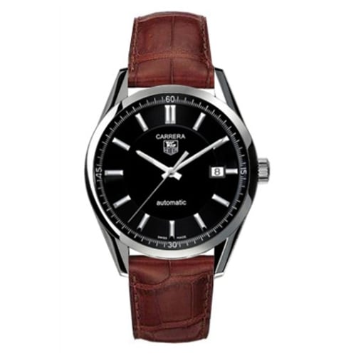 TAG Heuer Carrera Calibre 5 39 Stainless Steel / Black / Alligator