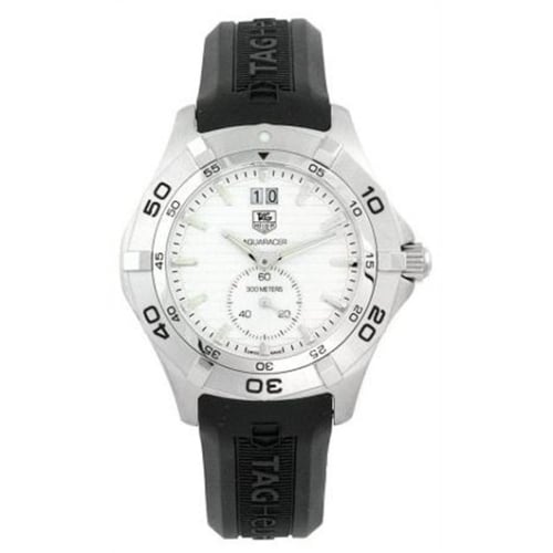 TAG Heuer Aquaracer 300M Big Date 41 Stainless Steel / Silver / Rubber