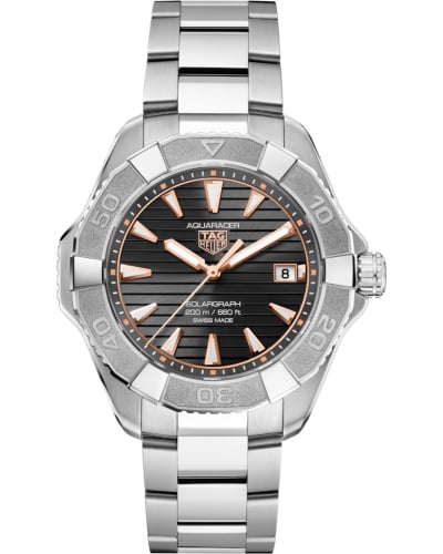 TAG Heuer Aquaracer Professional 200 Solargraph 40 Titanium / Grey / Bracelet