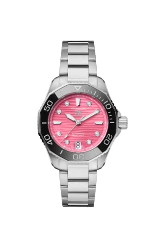 TAG Heuer Aquaracer Professional 300 36 Stainless Steel / Pink - Diamond / Bracelet