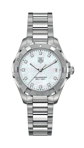 TAG Heuer Aquaracer 300M Quartz 32 Stainless Steel / MOP - Diamond / Bracelet