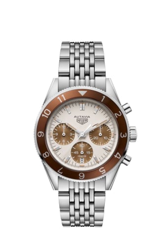 TAG Heuer Autavia Heuer 02 Stainless Steel / Tropical Panda / Bracelet / UAE Edition