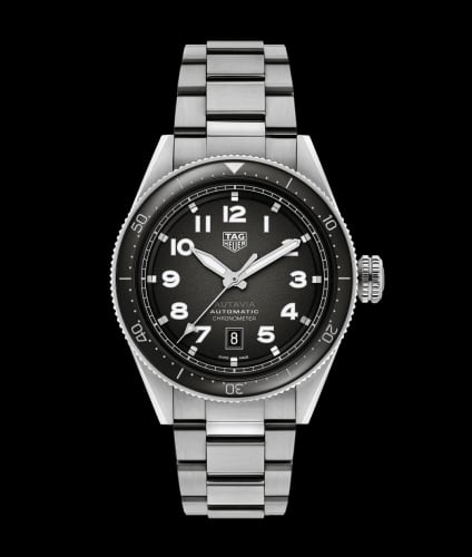 TAG Heuer Autavia Calibre 5 Stainless Steel / Black / Bracelet