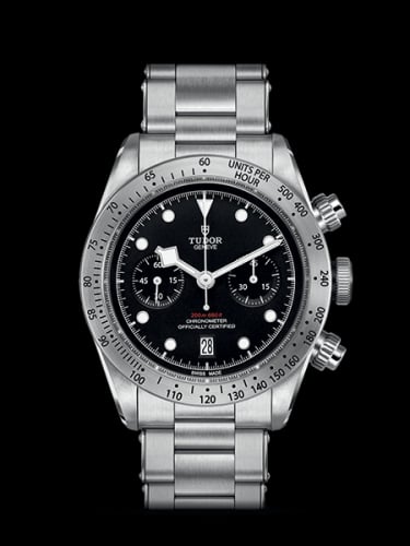 Tudor Heritage Black Bay Black Chronograph / Bracelet