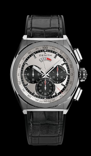 Zenith Defy El Primero 21 Titanium / Silver Panda / Alligator