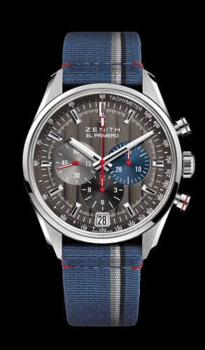 Zenith El Primero Chronomaster 42 Stainless Steel / Anthracite / Fabric / Classic Cars