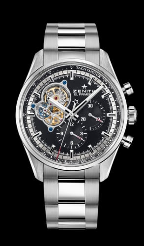 Zenith El Primero Chronomaster Open Stainless Steel / Black / Bracelet