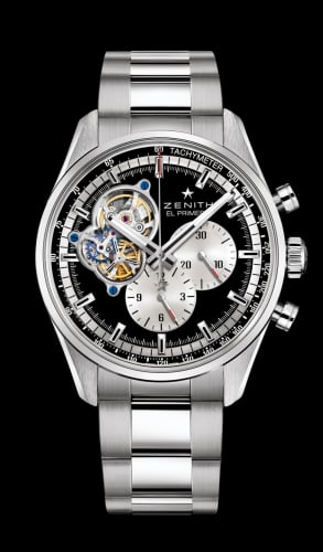 Zenith El Primero Chronomaster Open Stainless Steel / Black / Bracelet