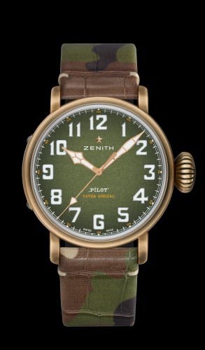 Zenith Pilot Type 20 Adventure 45mm Bronze / Khaki / Camo