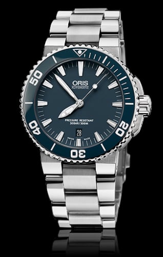 Oris Aquis Date 43 Stainless Steel / Blue / Bracelet