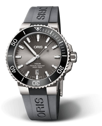 Oris Aquis Date 43.5 Titanium / Grey / Rubber