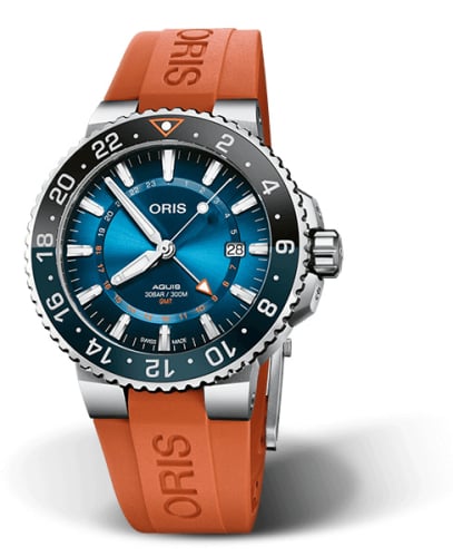 Oris Aquis GMT 43.5 Carysfort Reef Limited Edition / Rubber