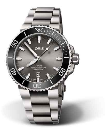 Oris Aquis Date 43.5 Titanium / Grey / Bracelet