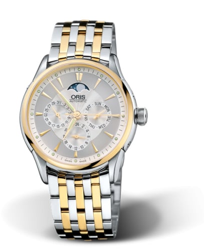 Oris Artelier Complication 40 Stainless Steel - Yelllow Gold / Silver / Bracelet