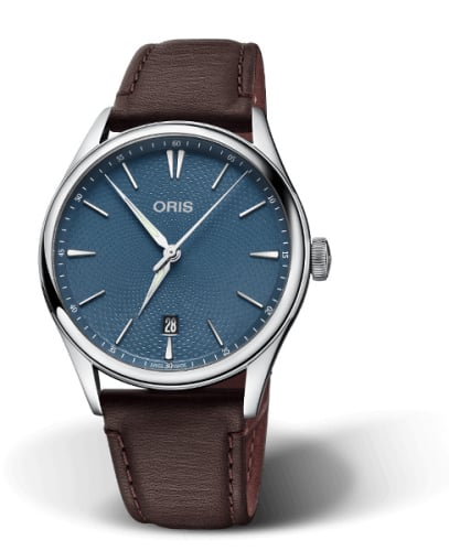 Oris Artelier Date 40 Generalstabsabgänger Edition / Blue
