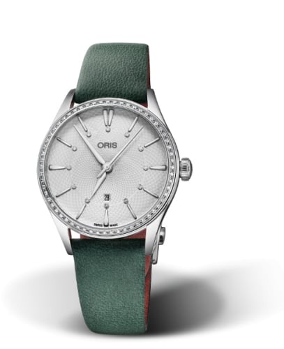 Oris Artelier Date Diamonds 33 Stainless Steel - Diamond / Silver