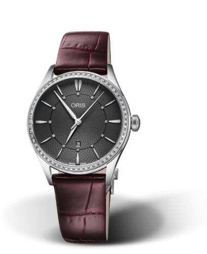 Oris Artelier Date Diamonds 33 Stainless Steel - Diamond / Grey