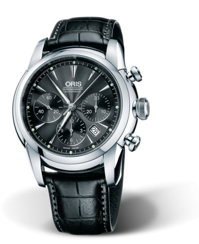 Oris Artelier Chronograph 44.5 Stainless Steel / Black