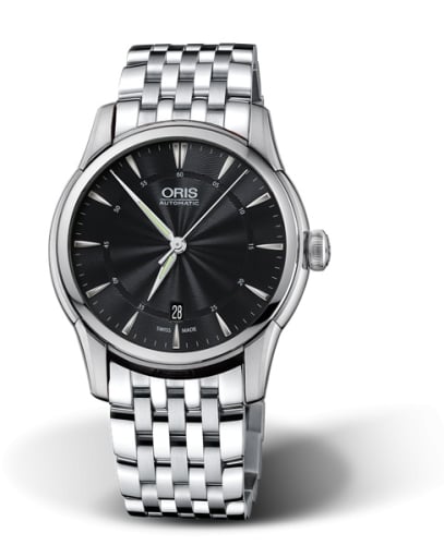 Oris Artelier Date 40 Stainless Steel / Black / Bracelet