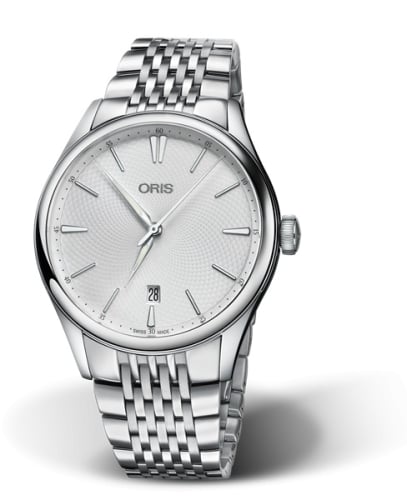 Oris Artelier Date 40 Stainless Steel / Silver / Bracelet