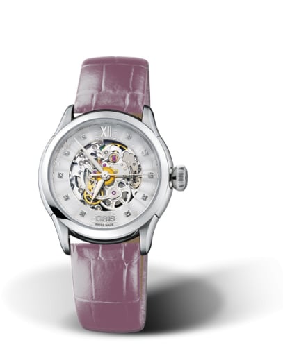 Oris Artelier Skeleton 31 Diamonds Stainless Steel