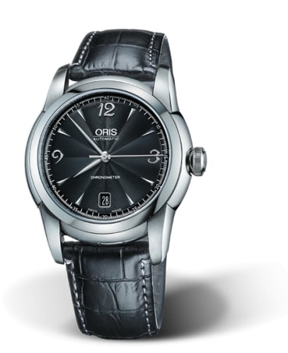 Oris Artelier Chronometer Date 40.5 Stainless Steel / Black