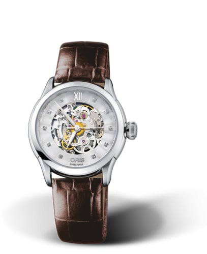 Oris Artelier Skeleton 31 Diamonds Stainless Steel