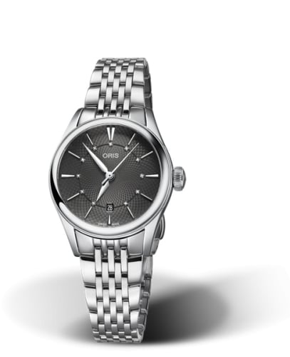 Oris Artelier Date Diamonds 28 Stainless Steel / Grey / Bracelet