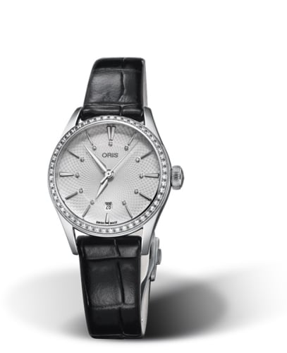Oris Artelier Date Diamonds 28 Stainless Steel - Diamond / Silver