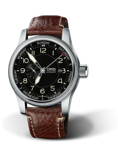Oris Big Crown Small Second Pointer Day Stainless Steel / Black