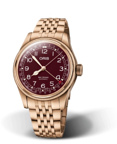 Oris Big Crown Original Pointer Date 40 Bronze / Red / Bracelet