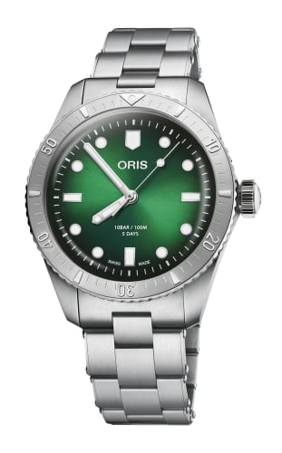 Oris Divers Sixty-Five 38 Calibre 400 Stainless Steel / Green / Bracelet