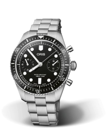 Oris Divers Sixty-Five 40 Chronograph Stainless Steel / Black / Bracelet