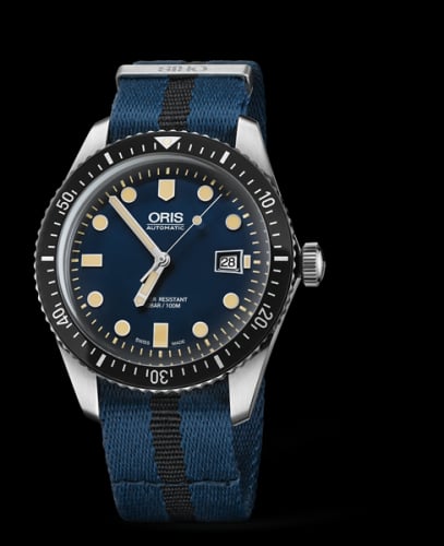 Oris Divers Sixty-Five 42 Stainless Steel / Blue / NATO