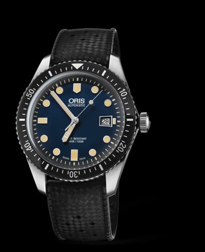 Oris Divers Sixty-Five 42 Stainless Steel / Blue / Rubber