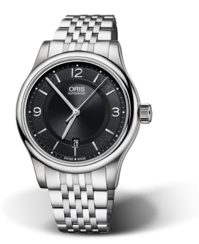 Oris Classic Date 42 Stainless Steel / Black / Bracelet