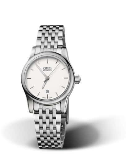 Oris Classic Date Lady 28.5 Stainless Steel / Silver / Bracelet