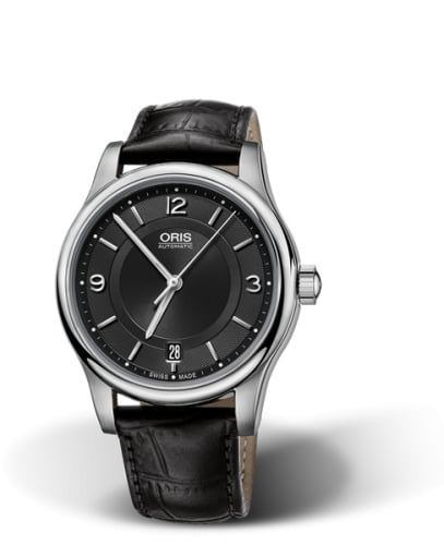 Oris Classic Date 37 Stainless Steel / Black