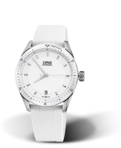 Oris Artix GT Date Stainless Steel - Ceramic / White / Rubber
